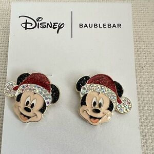 BaubleBar Disney Mickey Mouse Festive Earrings